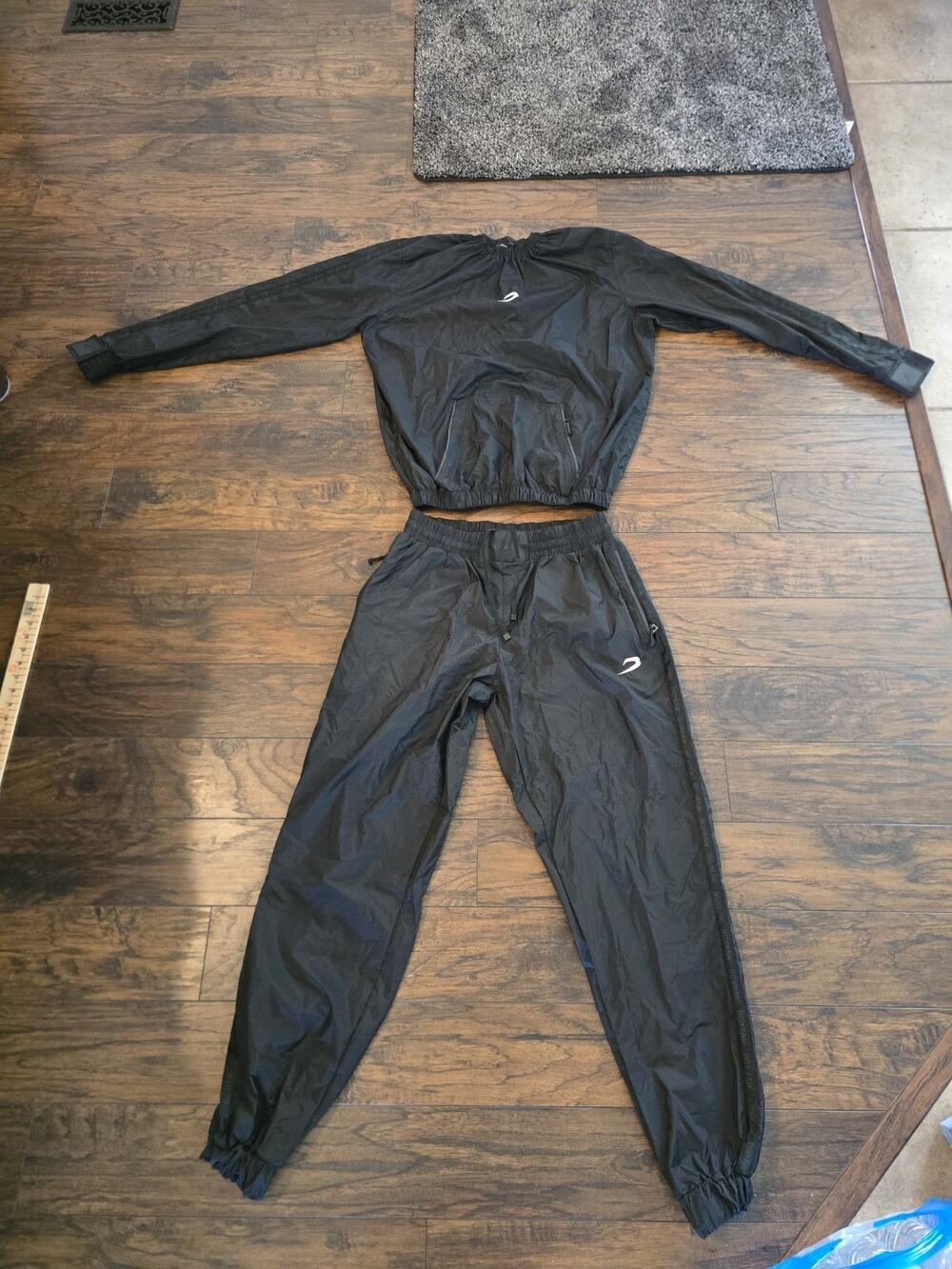Box Raw Lineal Pro Sauna Suit Boxraw Men Sweatsuit Set Extra Large XL Black